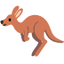 kangaroo emoji on Google