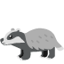 badger emoji on Google