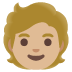 person: medium-light skin tone on Google