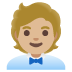 office worker: medium-light skin tone on Google