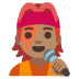 singer: medium skin tone on Google