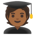 student: medium-dark skin tone on Google