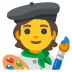 artist emoji on Google