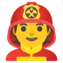 firefighter emoji on Google