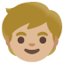 child: medium-light skin tone emoji on Google