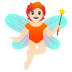 fairy: light skin tone on Google