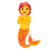 merperson emoji on Google