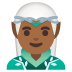 man elf: medium-dark skin tone on Google