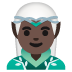 man elf: dark skin tone on Google