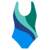 one-piece swimsuit emoji on Google