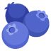 blueberries emoji on Google