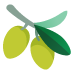olive emoji on Google