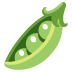 pea pod emoji on Google