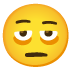 face with bags under eyes emoji on Google
