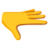 palm down hand on Google
