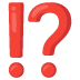 exclamation question mark on Google