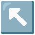 up-left arrow on Google