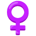 female sign emoji on Google