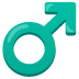 male sign emoji on Google
