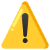 warning emoji on Google