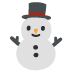 snowman without snow on Google