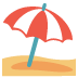 umbrella on ground emoji on Google