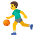 man bouncing ball on Google