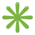 eight-spoked asterisk on Google