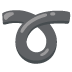 curly loop emoji on Google