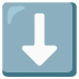 down arrow emoji on Google