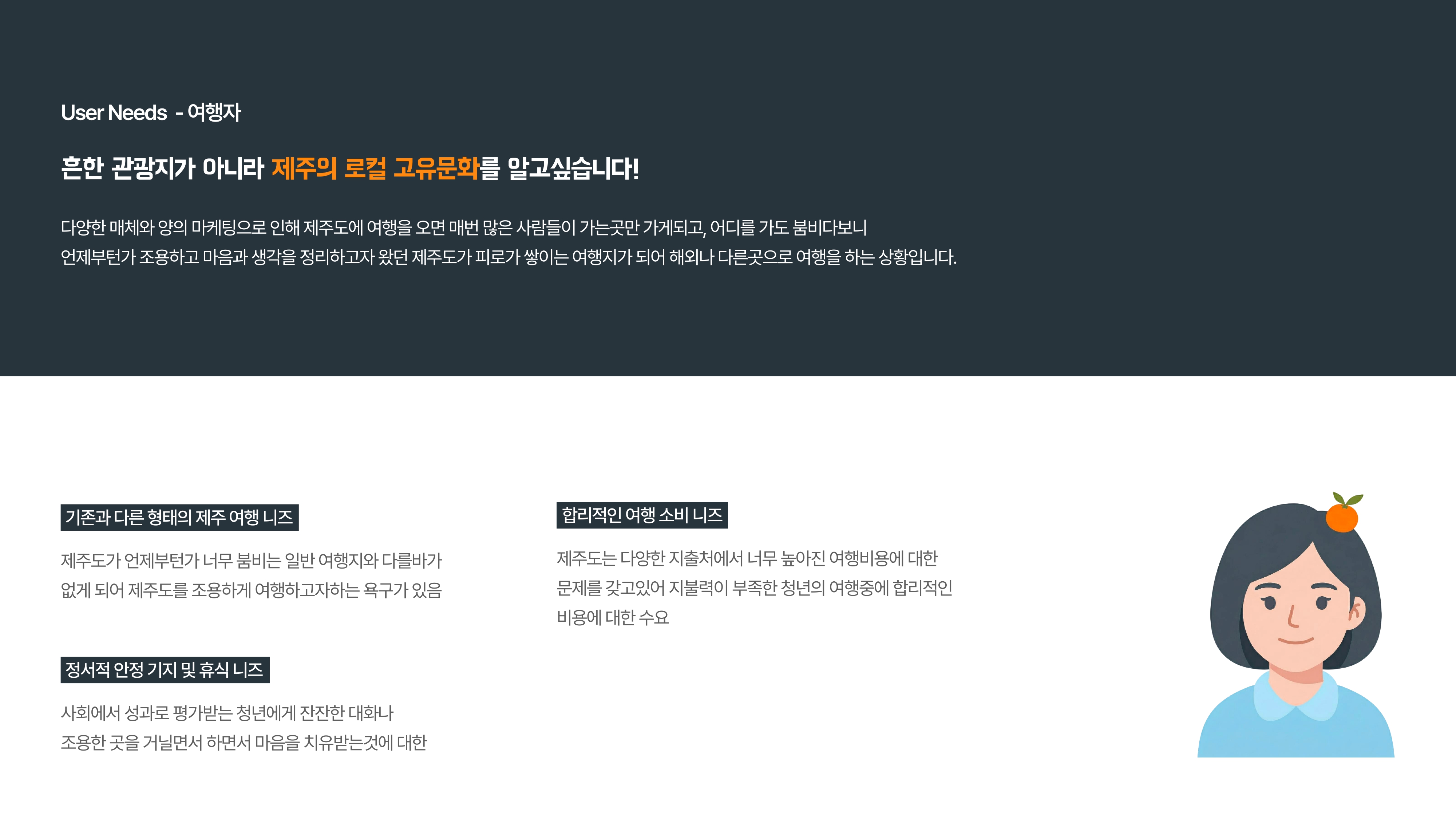 User Needs - 여행자