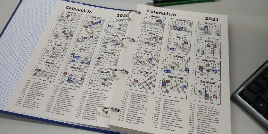 Planner GPlan 2020 - calendários