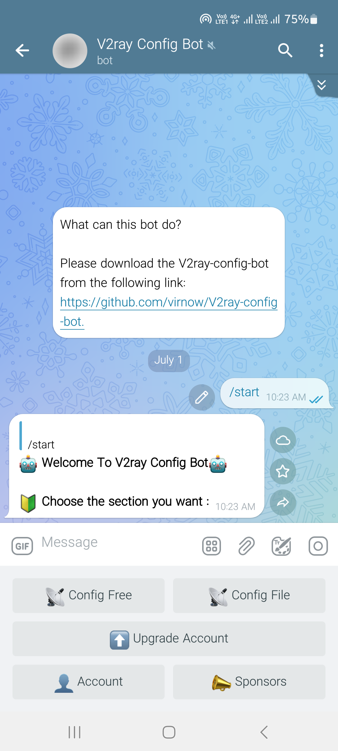 v2ray config generator telegram bot