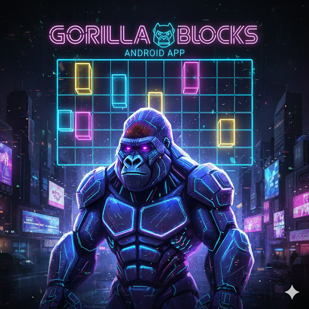 GorillaBlocks Game Title