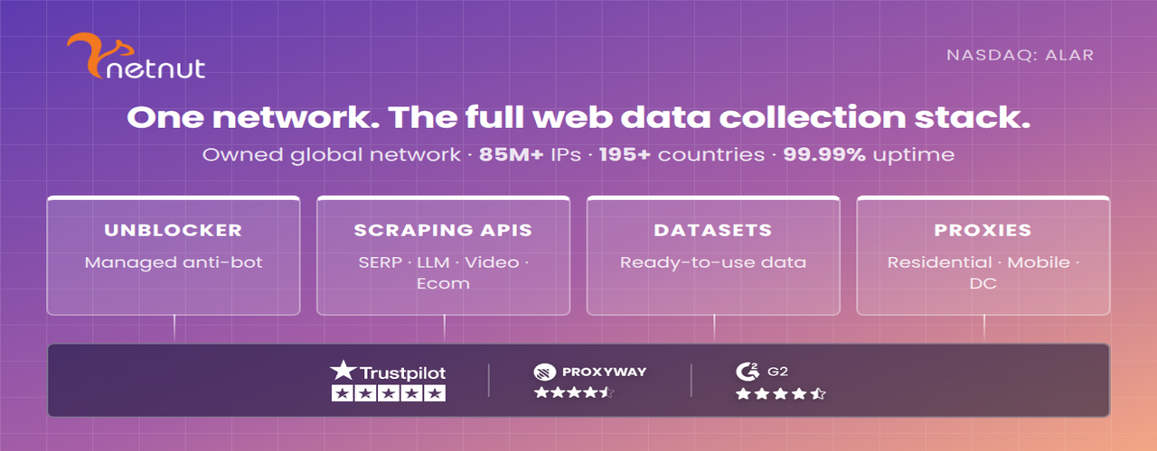 NetNut – Limitless Web Data Collection