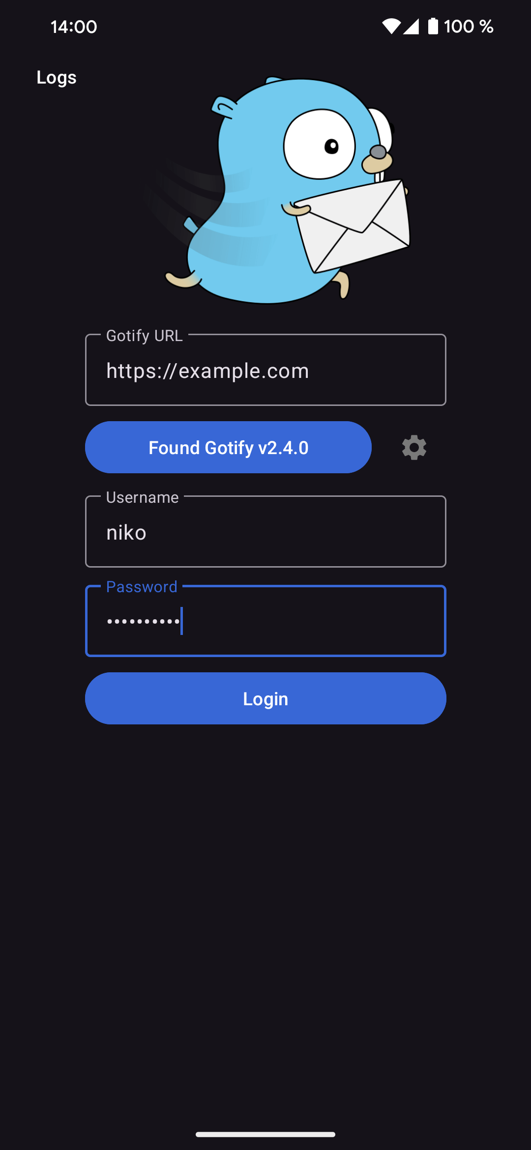 Screenshot 4 of Gotify — opens full size