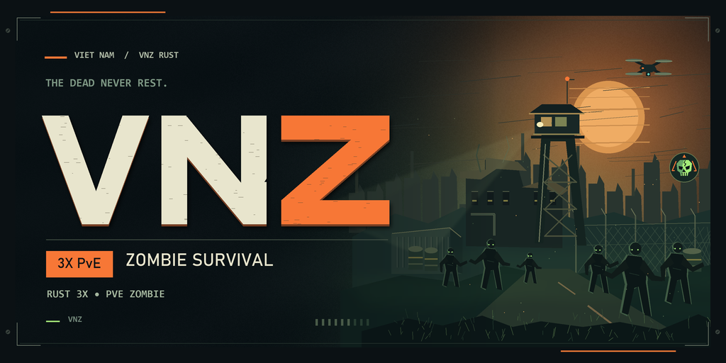 VNZ Rust 3X PvE Zombie | VN/SEA