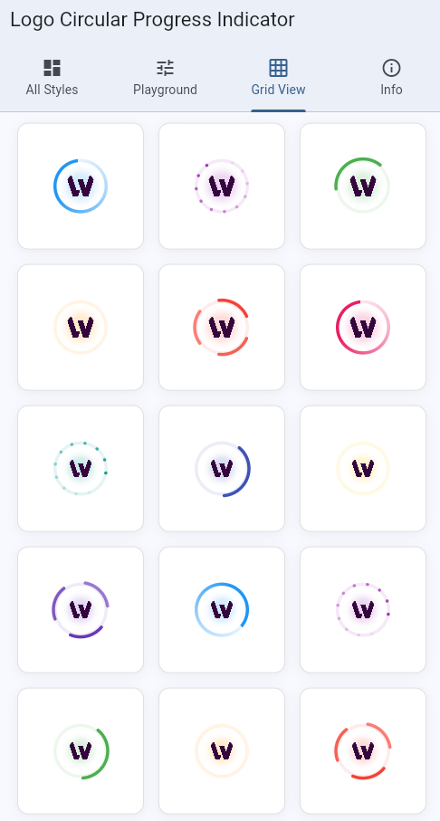 Circular Progress With Logo Demo