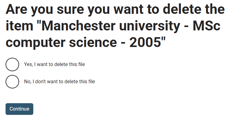 Multiple things delete