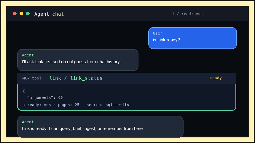 Link MCP agent walkthrough