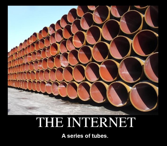 The Internet is Tubes. Lots of Tubes.