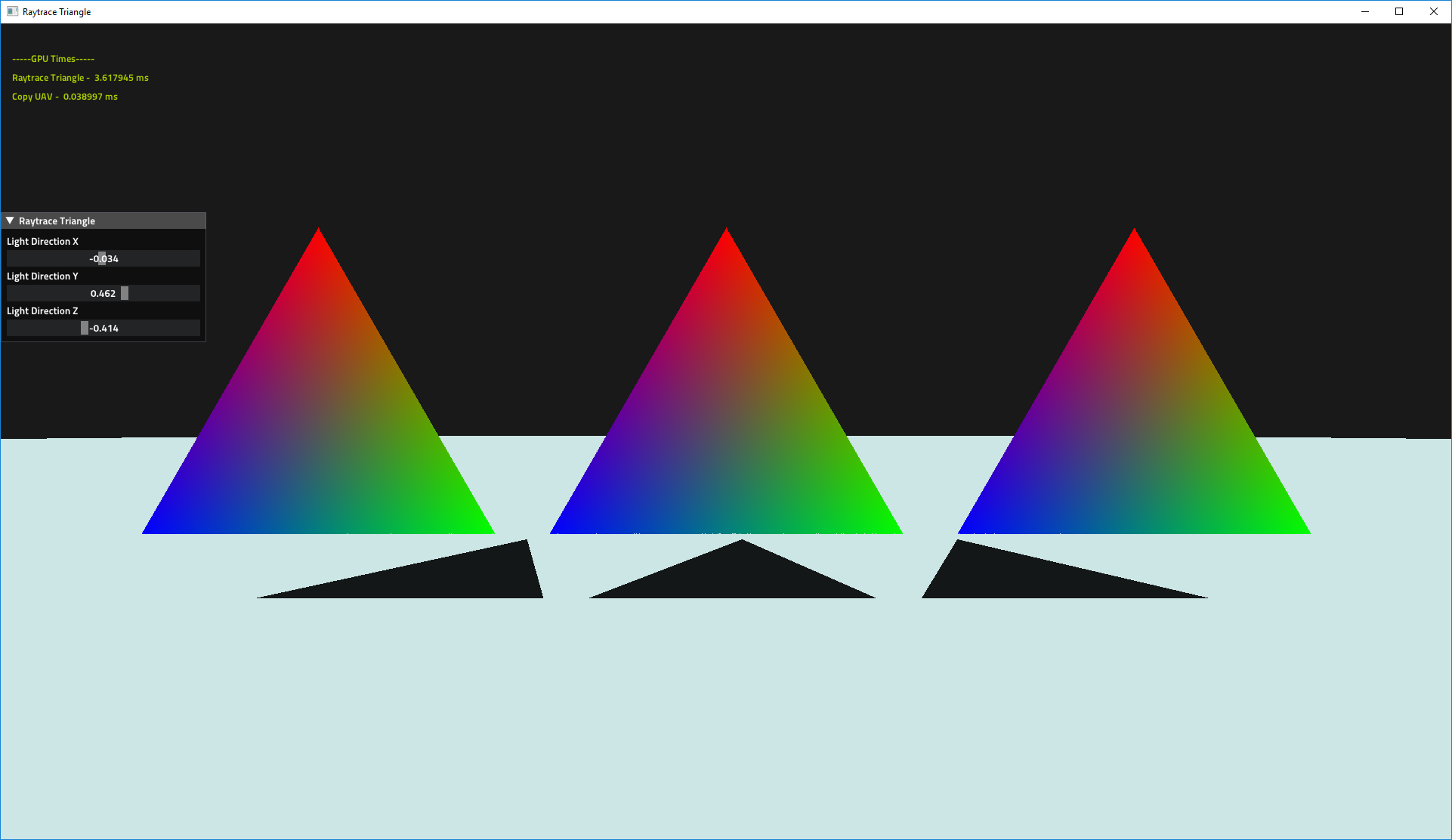 Image of the DXR Ray Tracing unit test in The Forge