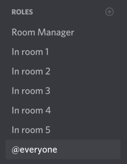 In Server Setting > Roles