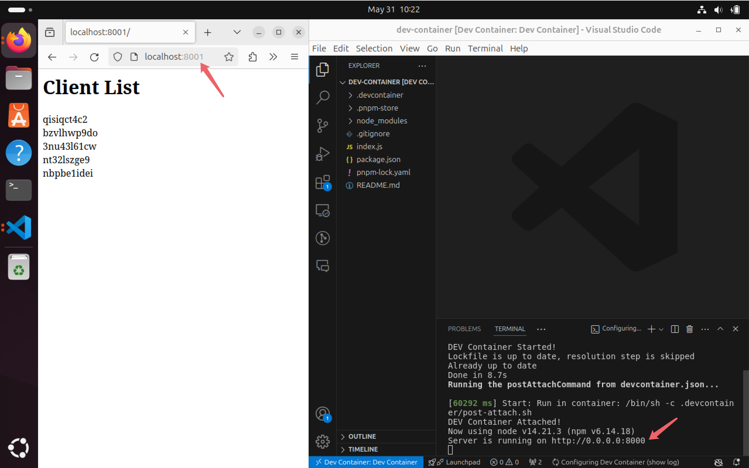 docker compose port mapping