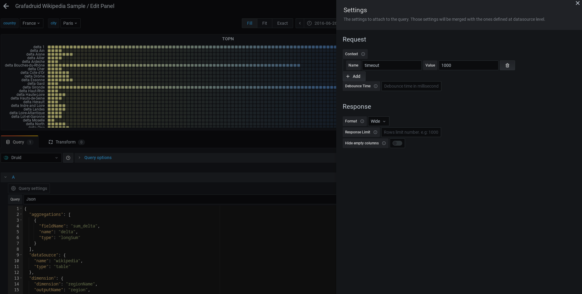 json query builder online