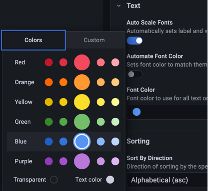 Polygon Text Font Manual Color Picker