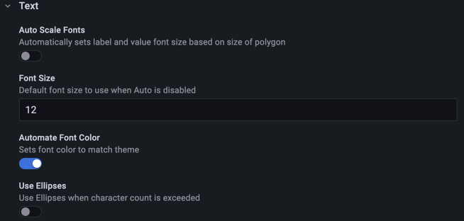 Polygon Manual Text Font Size