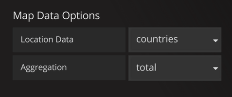 Worldmap Options for Countries
