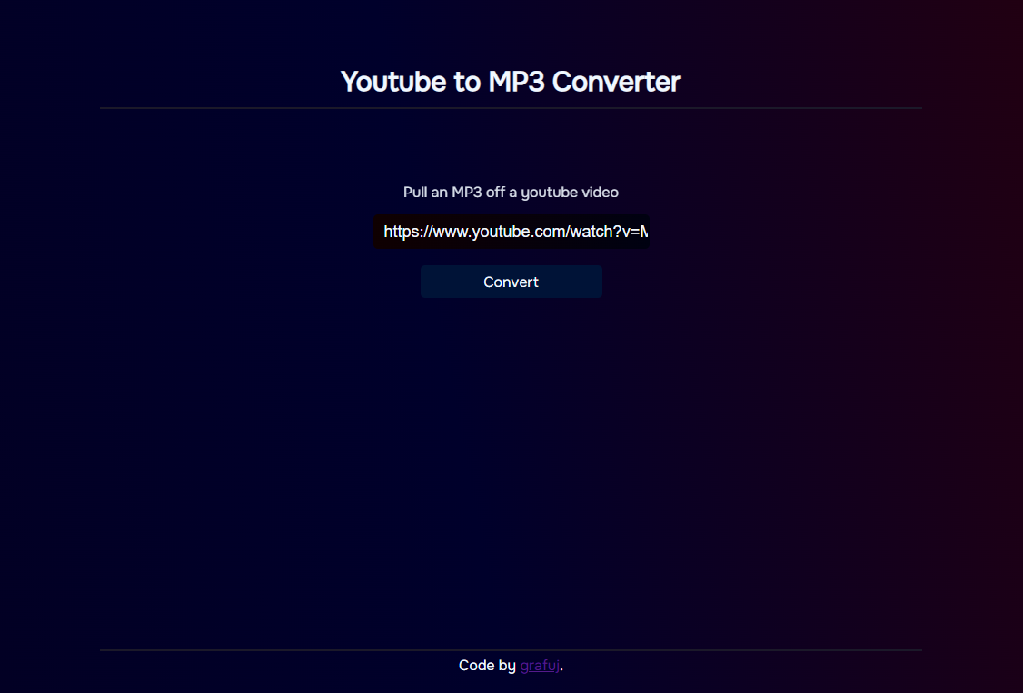 GitHub - grafuj/youtube-mp3-downloader: A site that allows you to ...