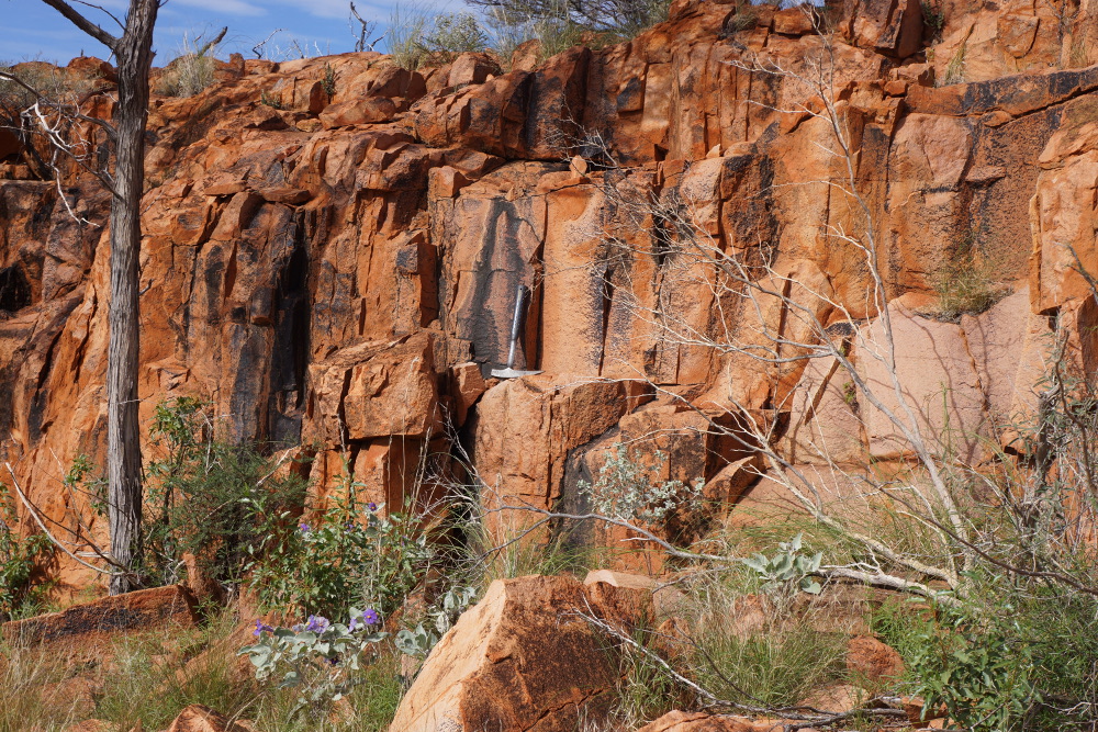 Columnar jointing in Barlangi Granopyhre